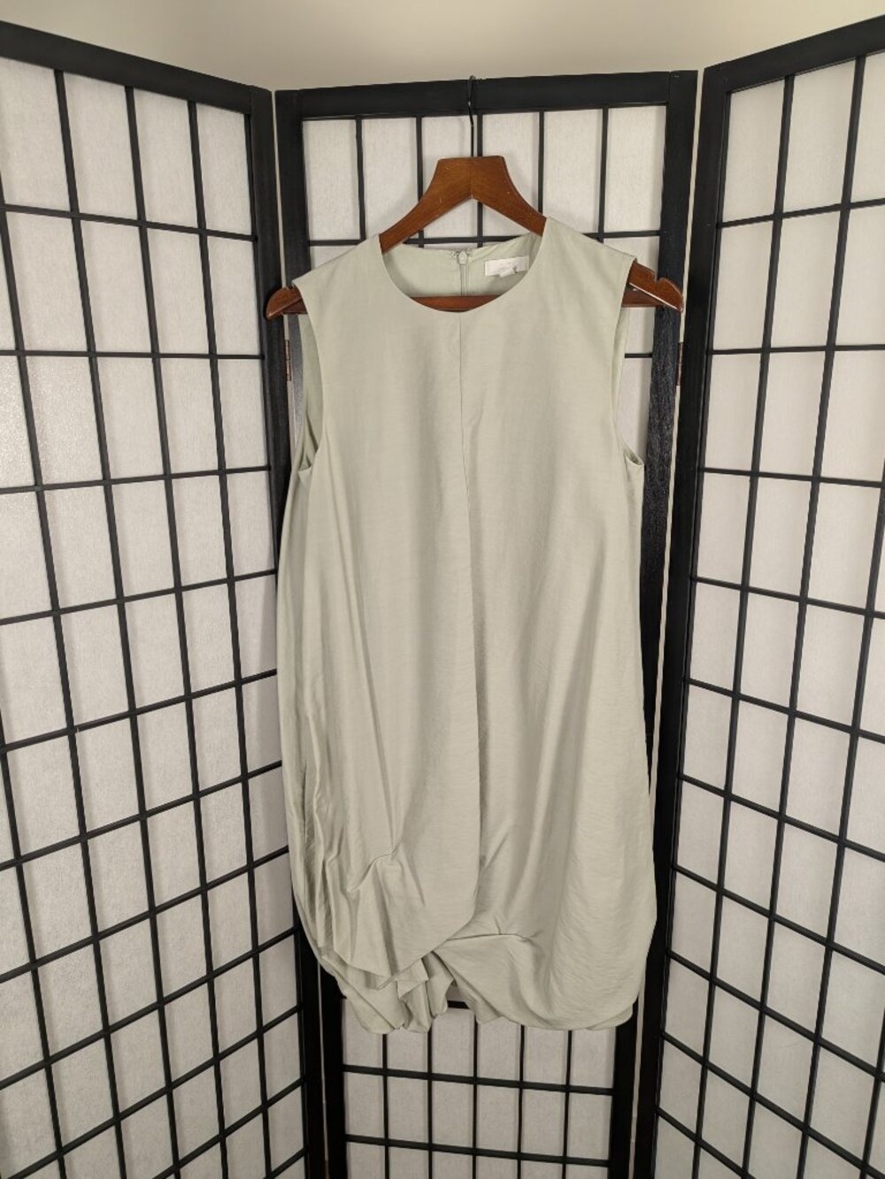 COS Bubble Hem Dress | Size 6 | Lyocell Blend | Architectural Cocoon - Picture 3 of 7